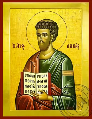 Luke the Apostle and Evangelist - Byzantine Icon