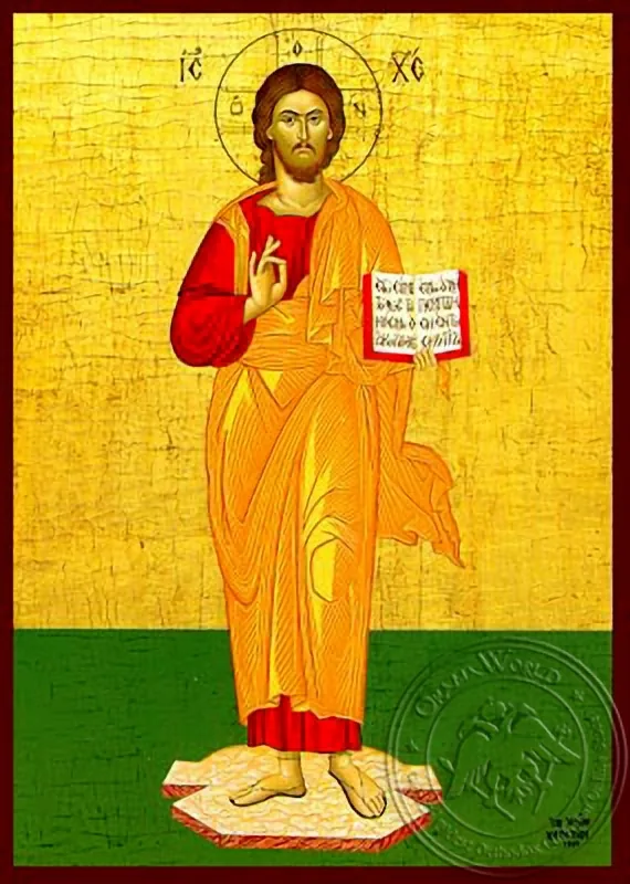Christ Blessing, Full Body - Hand Painted Icon