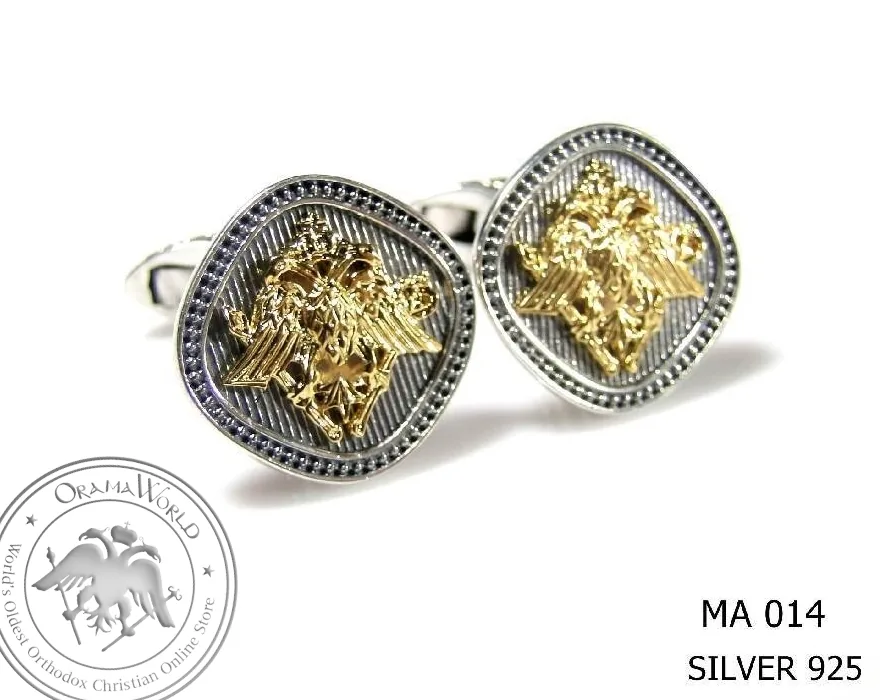 Silver Clergy Cufflinks - 014