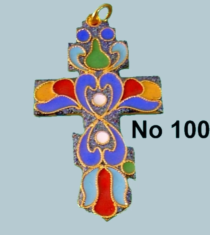 ყელსაბამი ჯვარი რუსული ნიმუში, 100 R