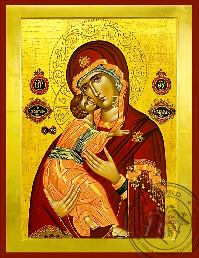 ღვთისმშობელი ყრმით, ტკბილად ამბორისმყოფელი, ყველას შესაფარი, ბიზანტიური ხატი