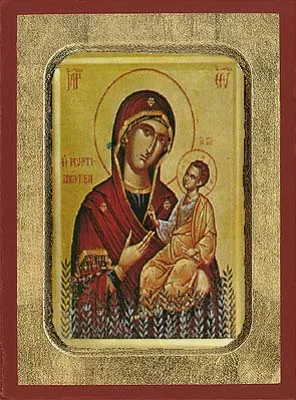 Panagia The Myrtidiotissa - Hand-Painted Icon