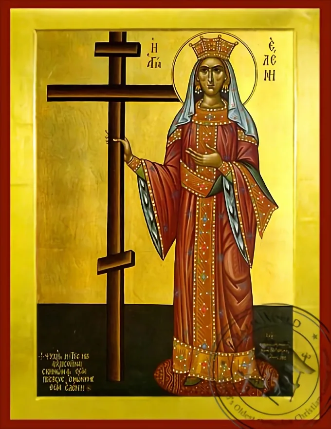 Saint Helen, Full Body - Byzantine Icon