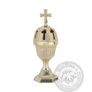 Byzantine Brass Home Oil Lamp - H112