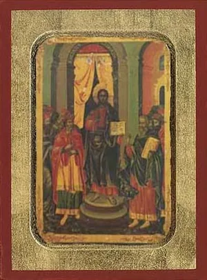 ოთხშაბათი შუა სულთმოფენობა, ხელნაწერი ხატი