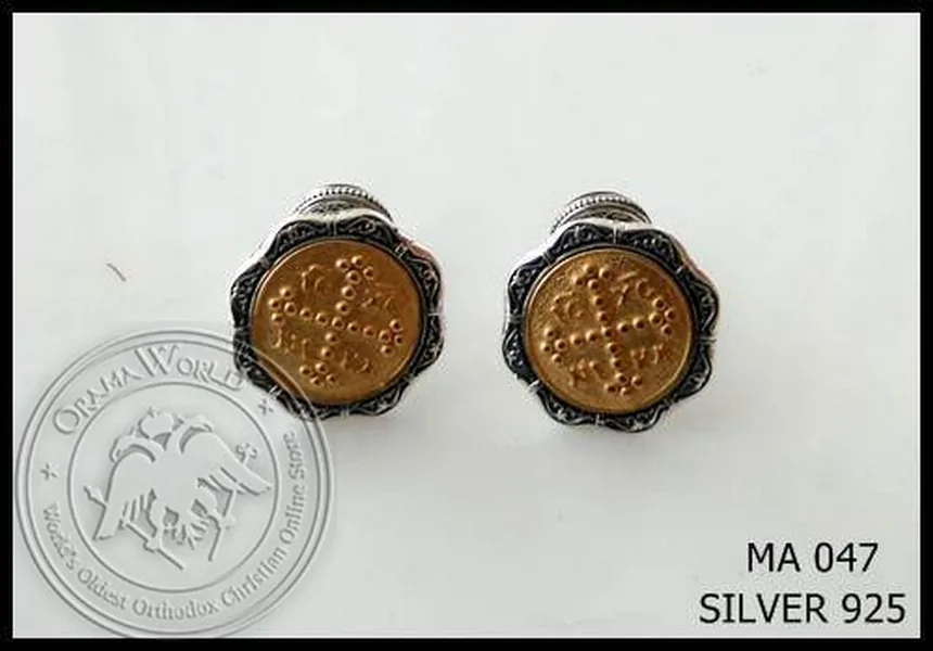 Silver Clergy Cufflinks - 047