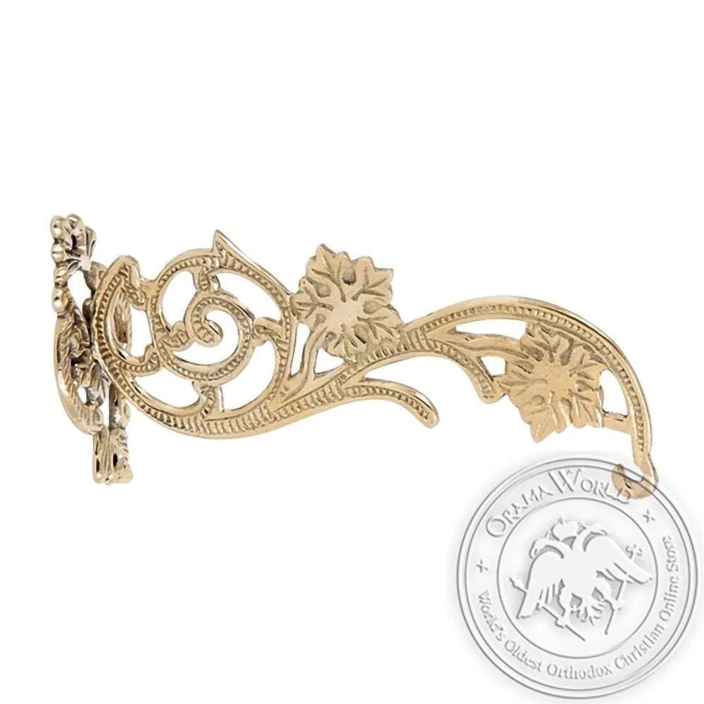 Byzantine Brass Bracket for Oil Candle