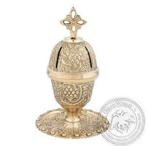 Byzantine Brass Home Oil Lamp - H113