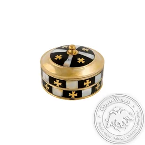 Byzantine Brass with Ivory Incense Box