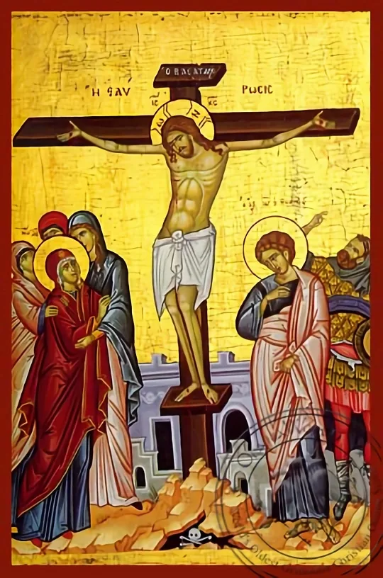 The Crucifixion - Hand-Painted Icon