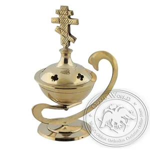 Byzantine Brass Home Censer - H17