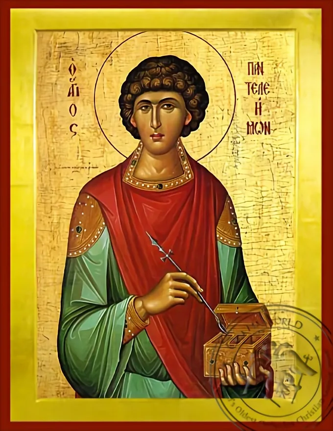 Saint Panteleemon - Byzantine Icon