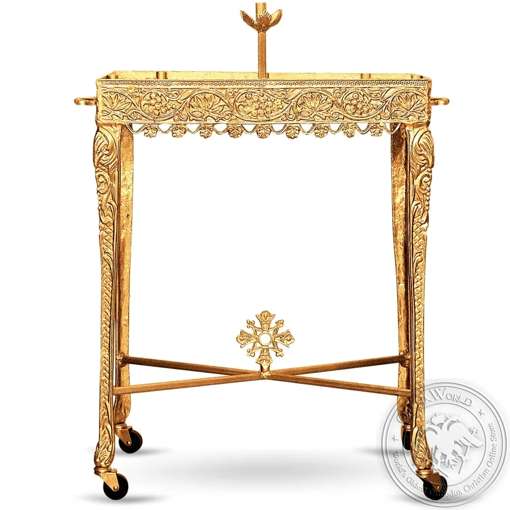Slide Candelabrum Aluminium Gold Plated