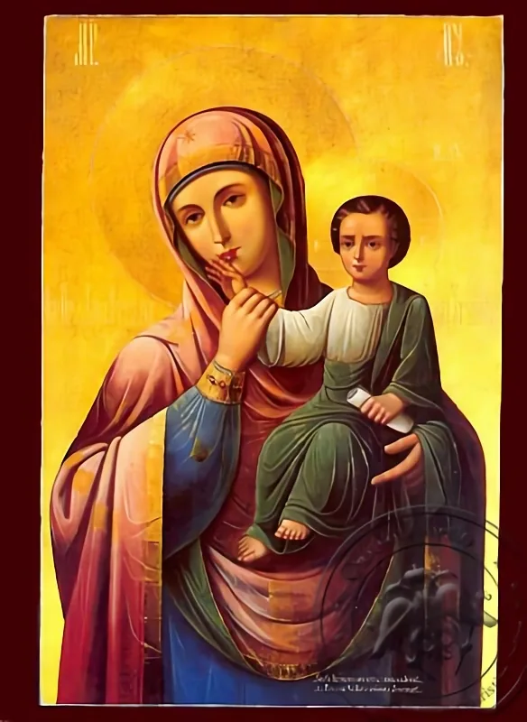 Virgin and Child, Paramythia - Nazarene Art Icon