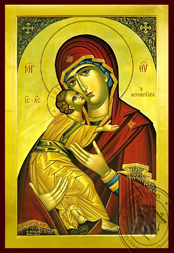 ღვთისმშობელი ტკბილად ამბორისმყოფელი მარჯვენამპყრობელი, ბიზანტიური ხატი