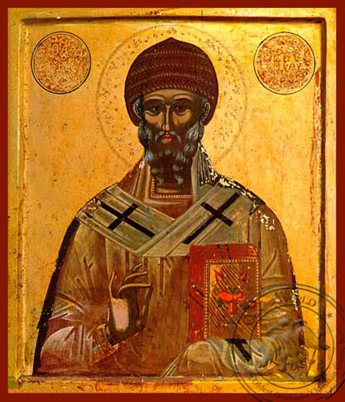 Saint Spyridon, Bishop of Tremithon, Cyprus - Hand Painted Icon