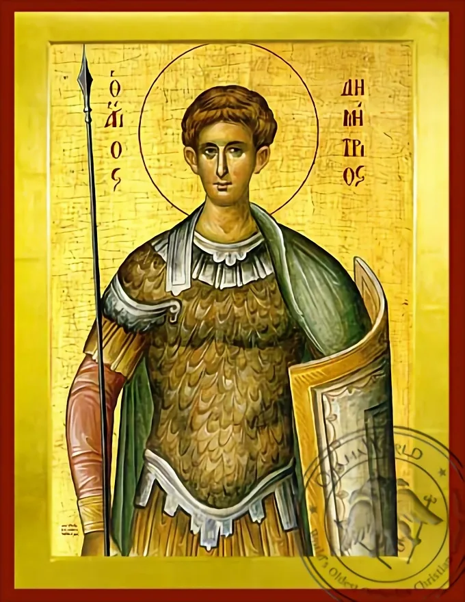 Saint Demetrius - Byzantine Icon