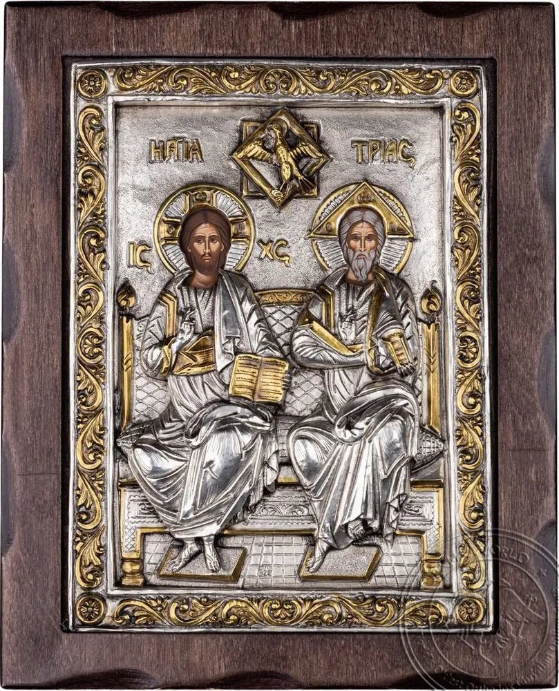 Holy Trinity - Silver Icon
