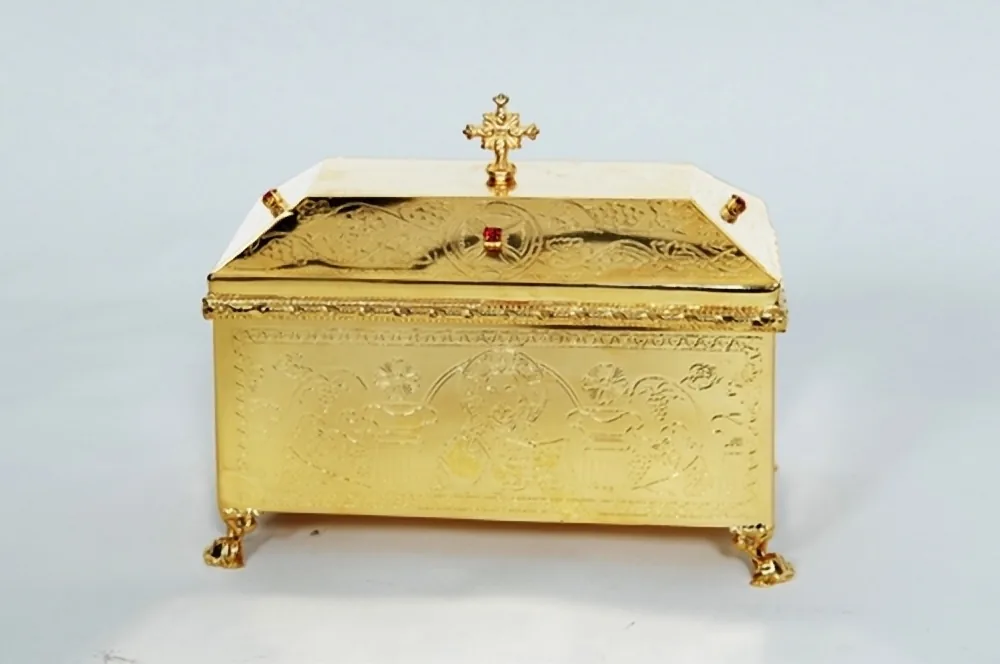 Box Engraved with Stones A