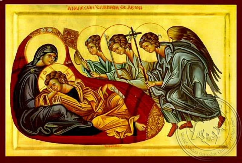ქრისტე ანაპესონი: განსვენებული ჩვილი იესო, ხელნაწერი ხატი