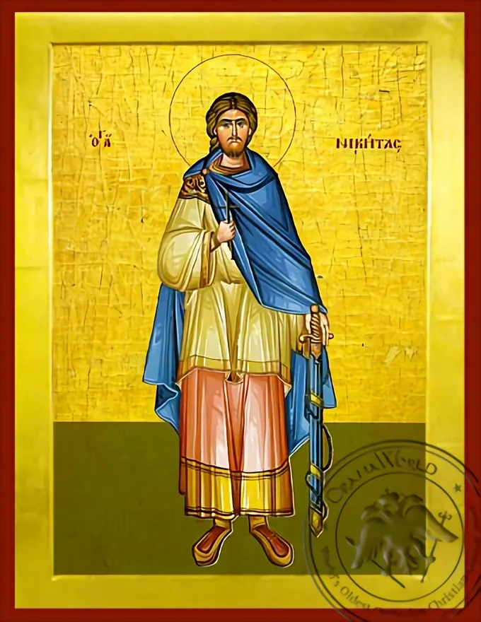 Saint Nicetas, the Great Martyr, Full Body - Byzantine Icon