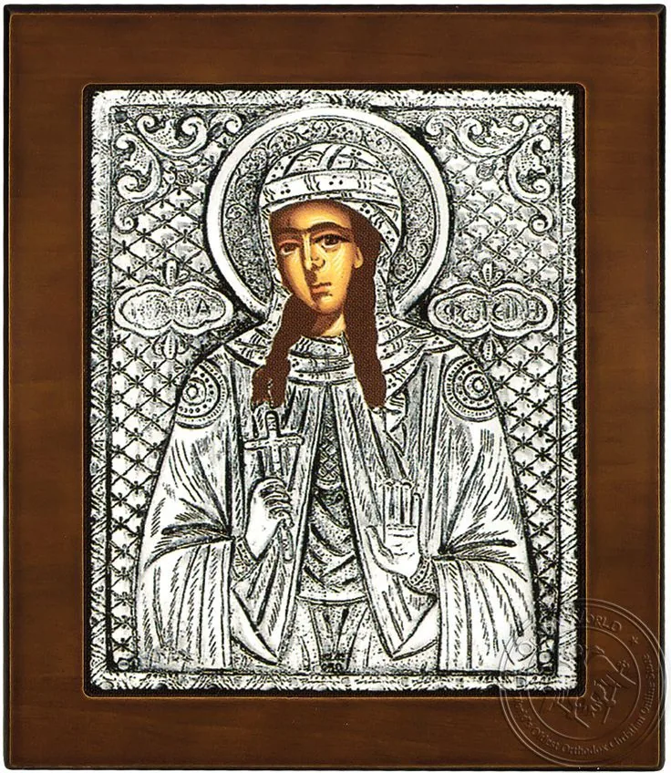 Saint Fotini - Silver Icon