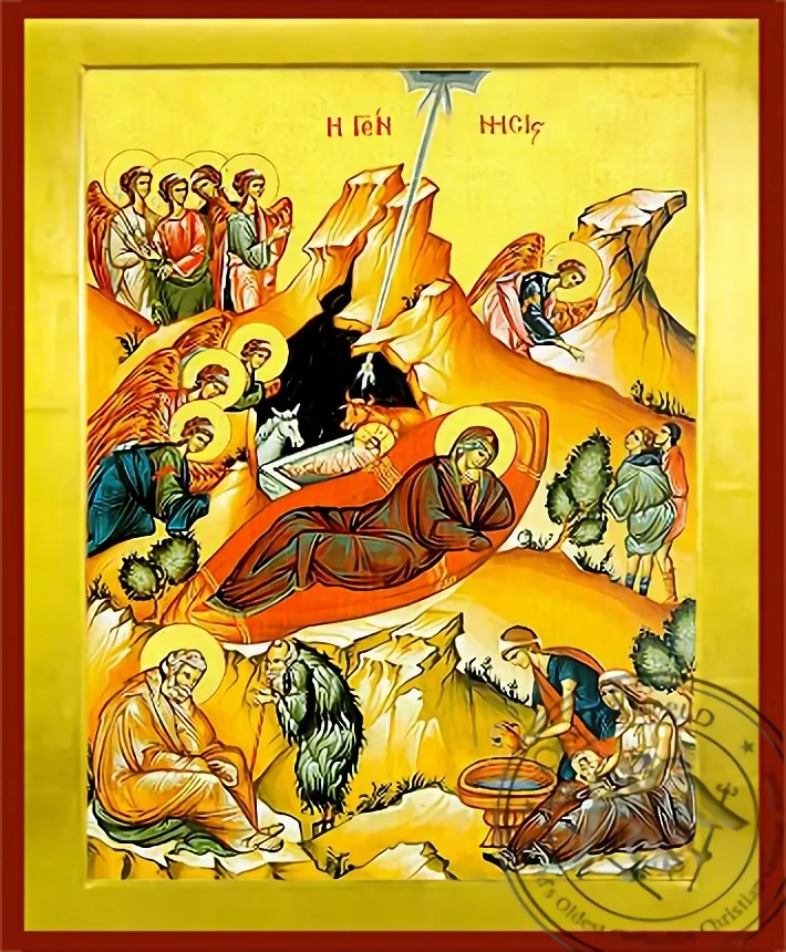 Nativity of Christ - Byzantine Icon