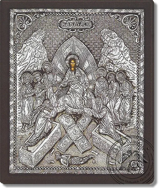 Christ Descent into Hell - Silver Icon