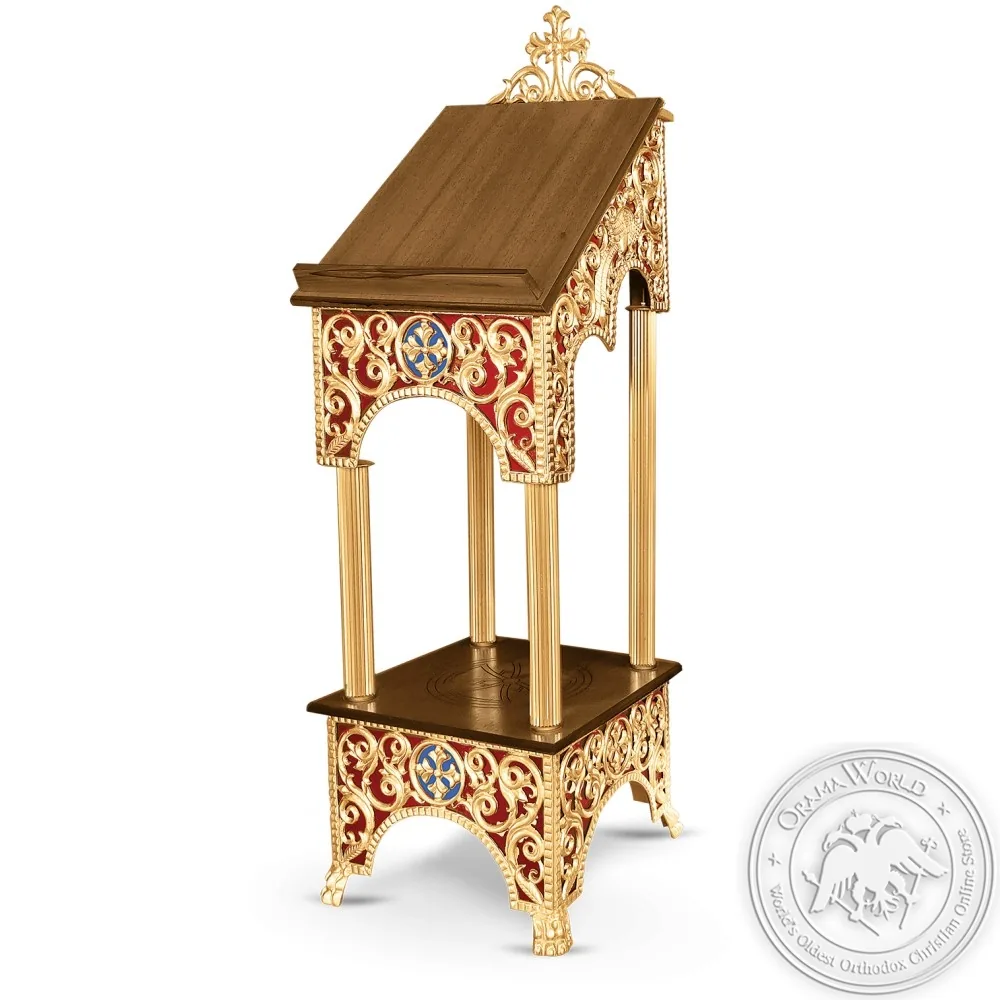 Icon Stand Aluminum Gold Plated
