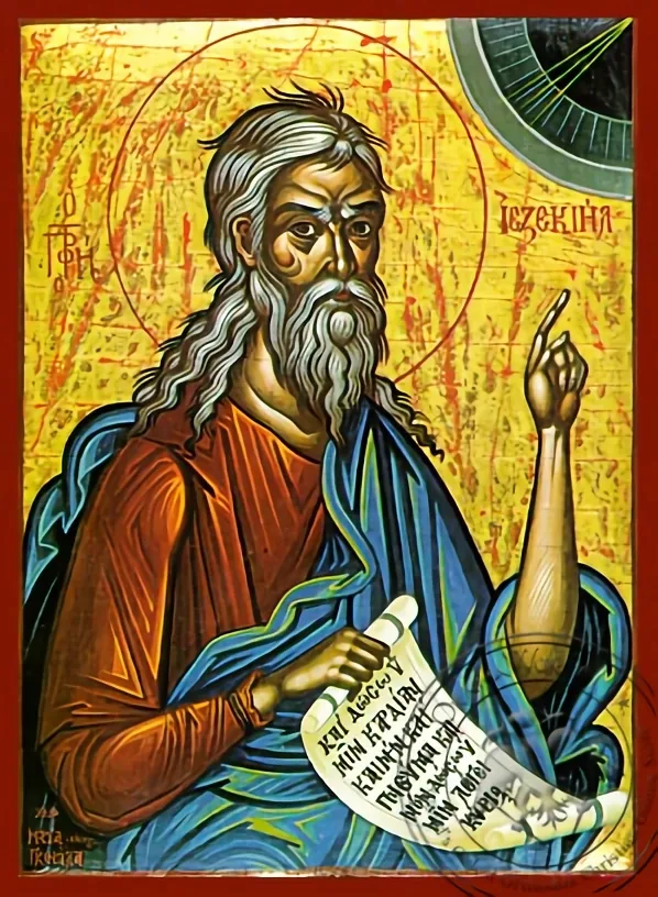 Ezekiel the Prophet - Hand-Painted Icon