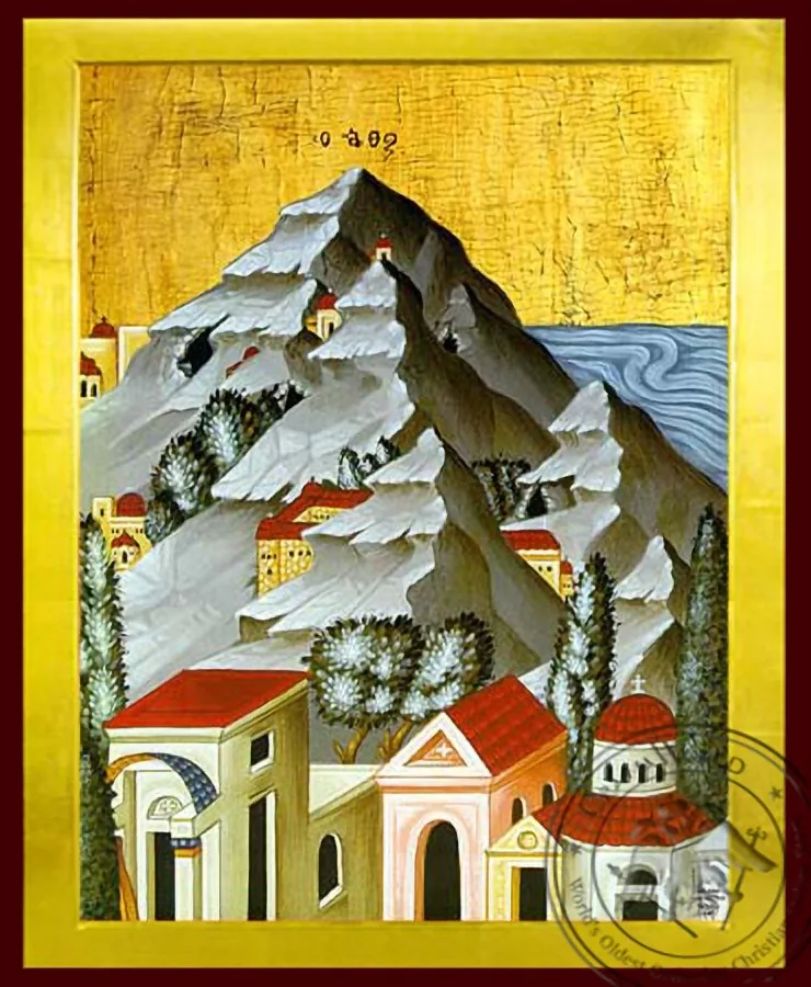 ათონის მთა, ბიზანტიური ხატი