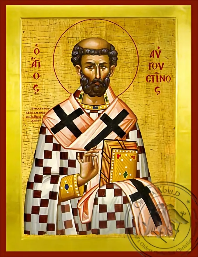 Saint Augustine - Byzantine Icon