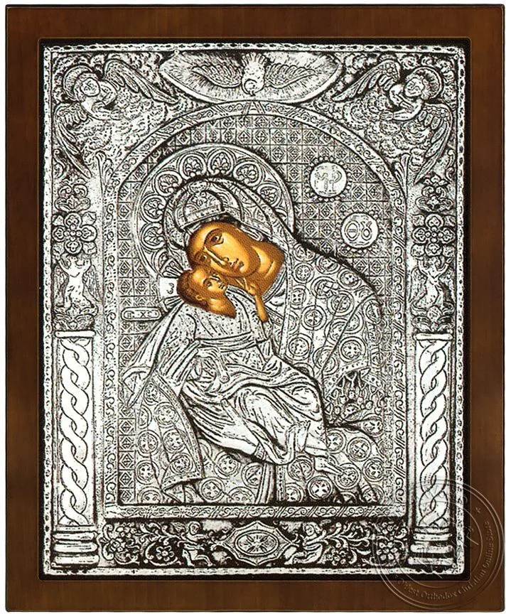 ღვთისმშობელი ანგელოზები, ვერცხლის ხატი