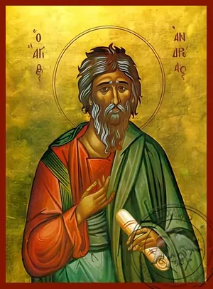 წმინდა მოციქული ანდრია, პირველწოდებული, ხელნაწერი ხატი
