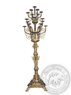 Despotic Candelabrum Aluminium No19 Gold Plated