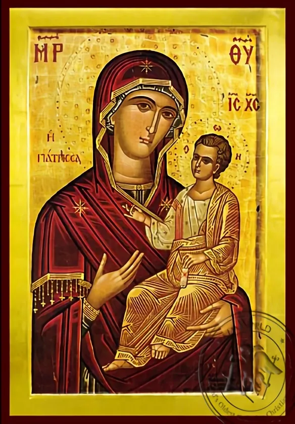 Panagia Giatrissa - Byzantine Icon