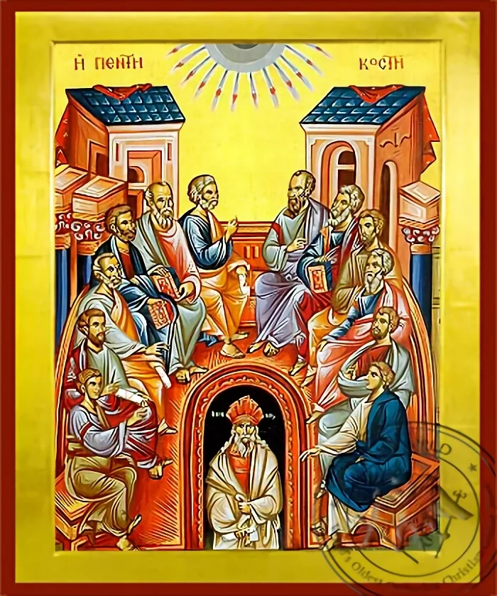 სულთმოფენობა, ბიზანტიური ხატი