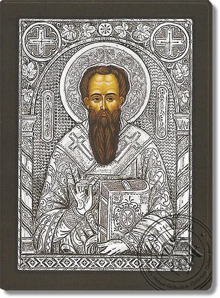 Basil the Great - Silver Icon