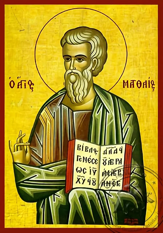 Matthew the Apostle and Evangelist - Hand-Painted Icon