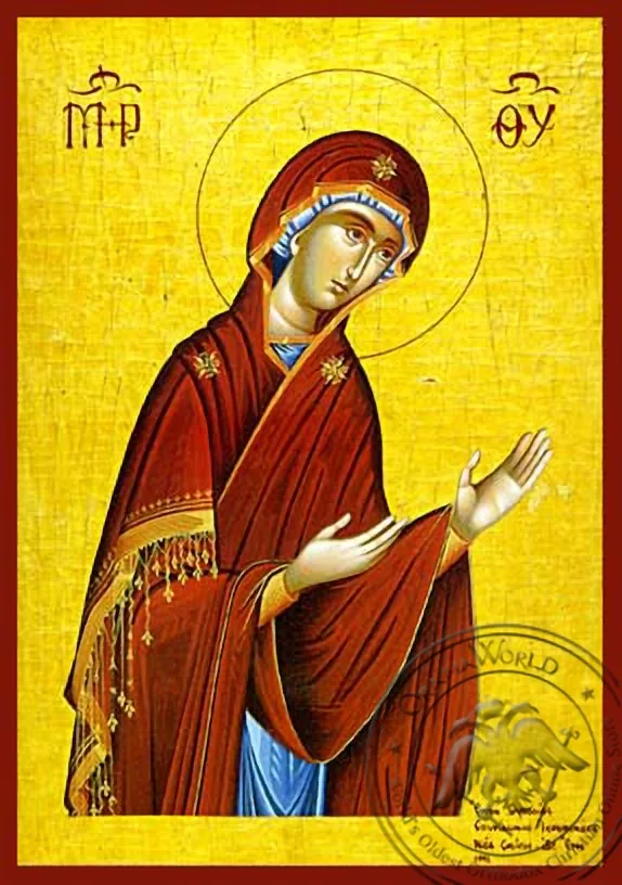Virgin, Paraklesis - Hand Painted Icon