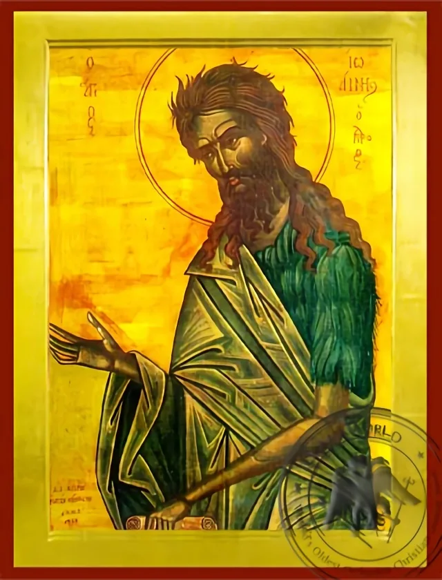 Saint John Damascene - Byzantine Icon