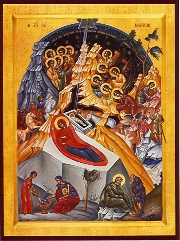 ქრისტეს შობა, ბიზანტიური ხატი