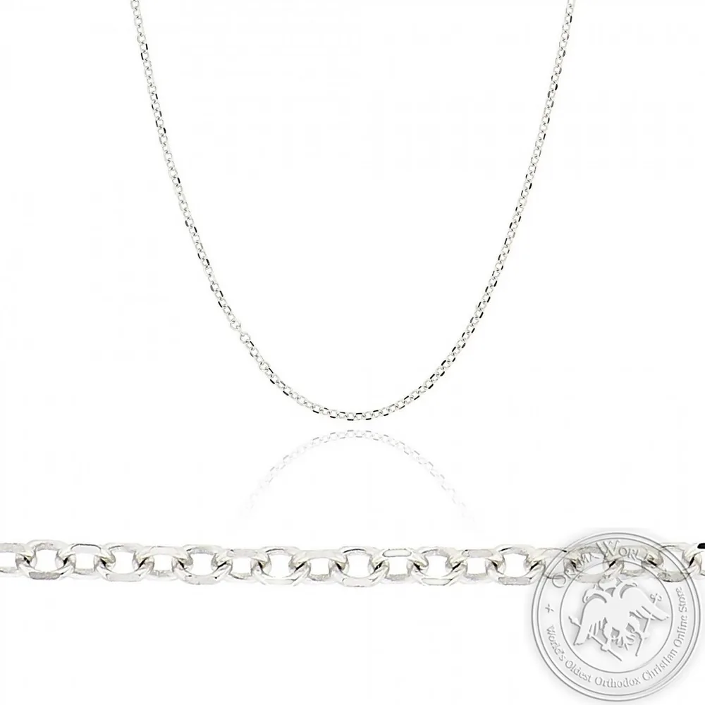 ძეწკვი 14 K თეთრი ოქროს
