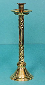 Candlestick Polished Brass