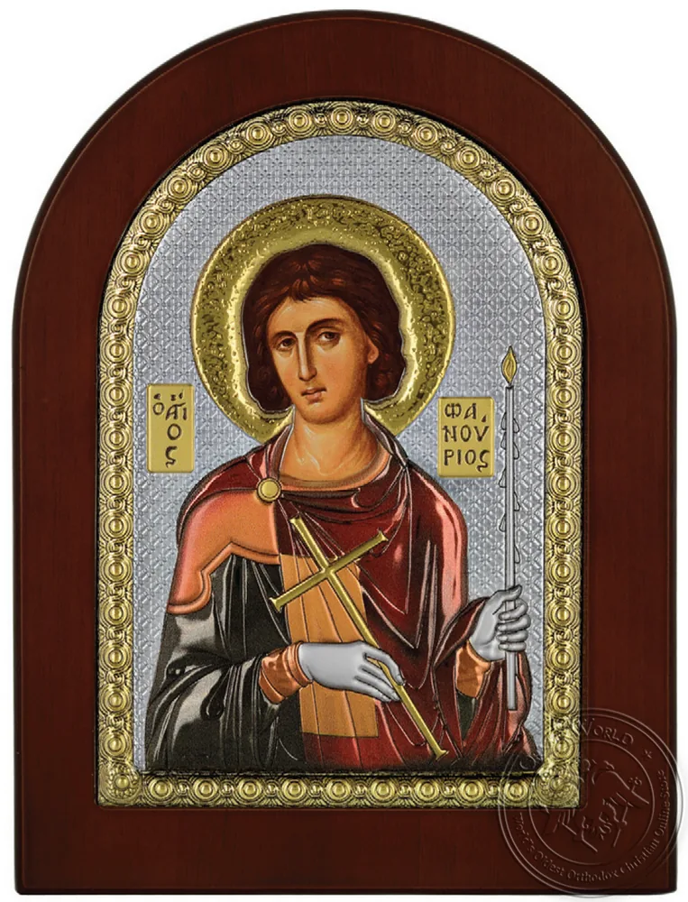 წმინდა ფანურიოსი, ვერცხლისფერი ხატი