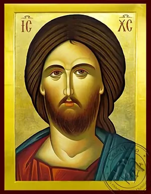 Christ Detail - Byzantine Icon