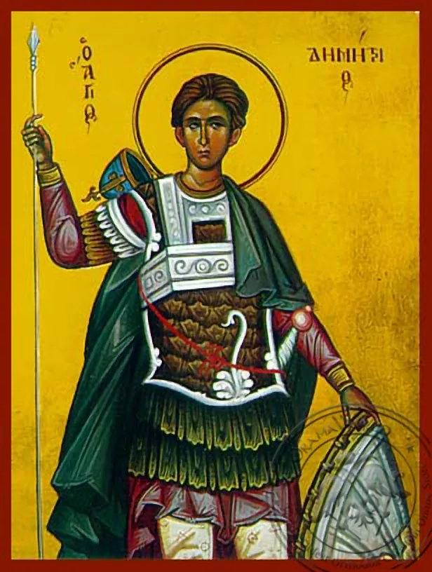 წმინდა დიმიტრი მირონმდინარე, ხელნაწერი ხატი
