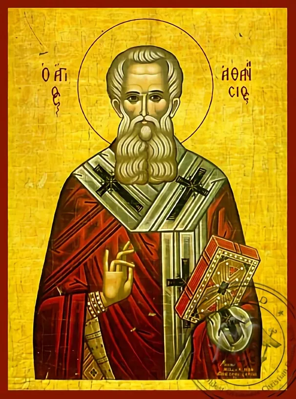 Saint Athanasius the Great, Patriarch of Alexandria - Hand Painted Icon