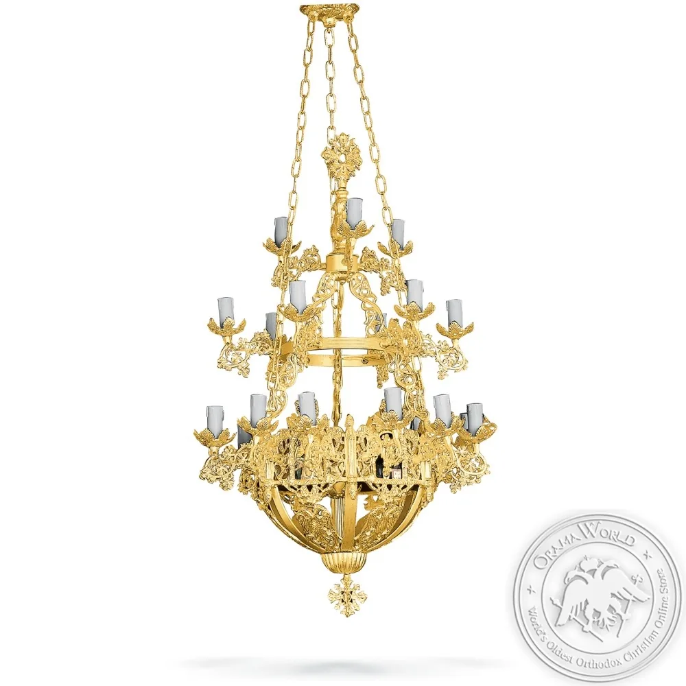 Chandelier Aluminium No22 Gold Plated