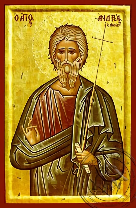 Святой апостол Андрей, Первозванный, византийская икона